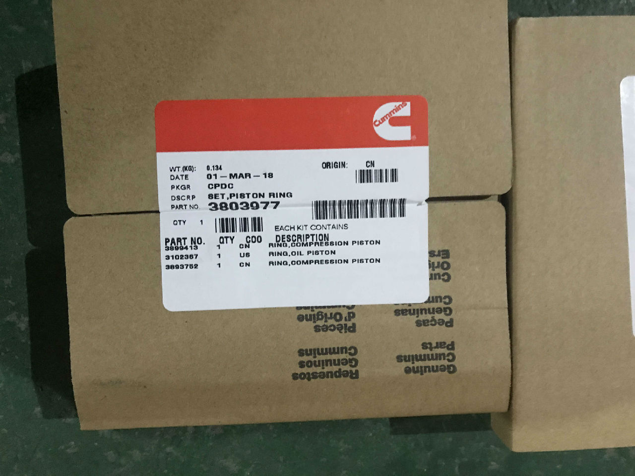 活塞環(huán)  3808977   進(jìn)口康明斯配件 (1)